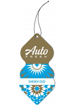 Подвесной ароматизатор для авто Auto Fresh Sheikh Oud, 1 шт